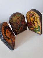 Antiek Griekse religieuze houten icoon, Antiek en Kunst, Antiek | Religie, Ophalen of Verzenden