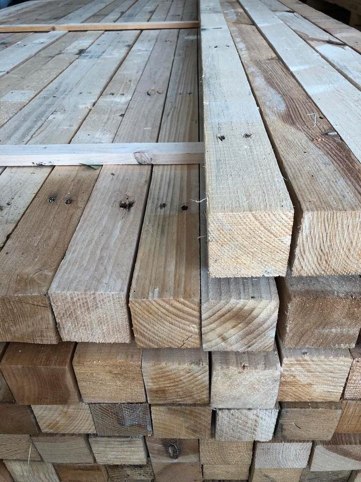 Schutting palen schutting planken, Tuin en Terras, Schuttingen, Zo goed als nieuw, Hout, 1 tot 2 meter, 6 meter of meer, Ophalen