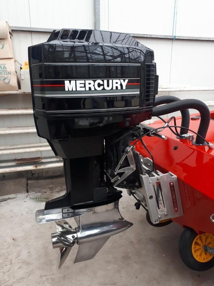 Mercury V6 2.5 20" midsection, solid mounts, 200 EFI kap, Watersport en Boten, Bootonderdelen, Gebruikt, Motor en Techniek, Motorboot