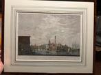 Gravure/Prent: De Eilandskerk te Amsterdam - Pieter Fouquet, Antiek en Kunst, Kunst | Etsen en Gravures, Ophalen of Verzenden