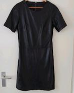 Leren jurk, Kleding | Dames, Jurken, Zwart, Ophalen of Verzenden, Zo goed als nieuw, Maat 36 (S)