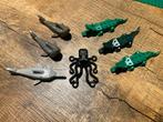 Lego vintage dieren haai, zaagvis, octopus, krokodil, Ophalen of Verzenden