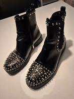 Laarzen met studs, zwart, nieuw staat! maat 40., Kleding | Dames, Zwart, Lage of Enkellaarzen, Ophalen of Verzenden, Onbekend