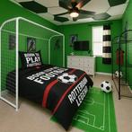 Voetbal dekbedovertrek beddengoed 140x200, Ophalen of Verzenden, Zo goed als nieuw, Jongetje of Meisje, Dekbedovertrek