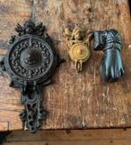 3 leuke oude deurkloppers, Ophalen of Verzenden