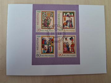 Eerste dag boekje postzegels Zwitserland beschikbaar voor biedingen