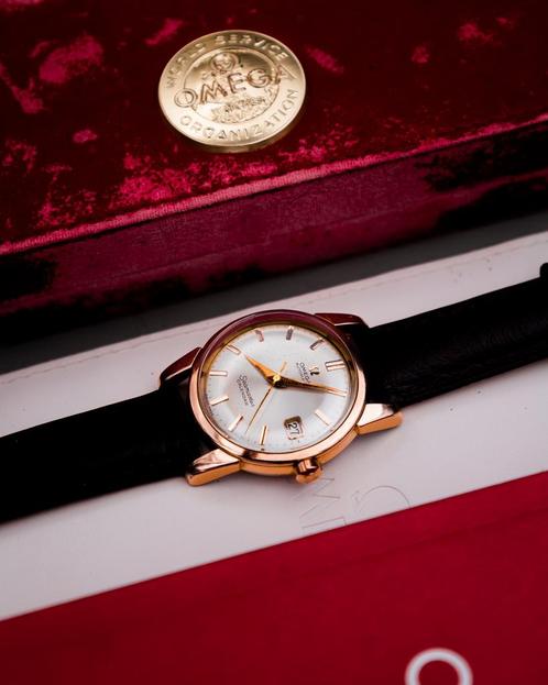 Omega 2849 8SC Seamaster Calendar - Rosé goud, Sieraden, Tassen en Uiterlijk, Horloges | Dames, Zo goed als nieuw, Polshorloge