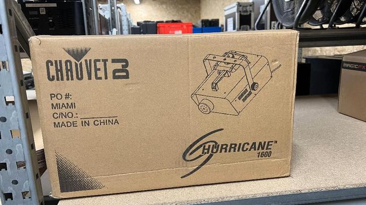 Chauvet DJ Hurricane 1600 Rookmachine, Muziek en Instrumenten, Licht en Laser, Nieuw, Rookmachine, Ophalen of Verzenden