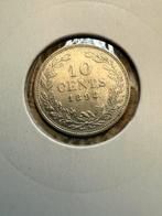 10 cent 1898 wilhelmina, Ophalen, Zilver, 10 cent, Koningin Wilhelmina