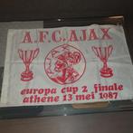 ajax athene vlag 1987 finale europa cup 2, Gebruikt, Ophalen of Verzenden, Ajax
