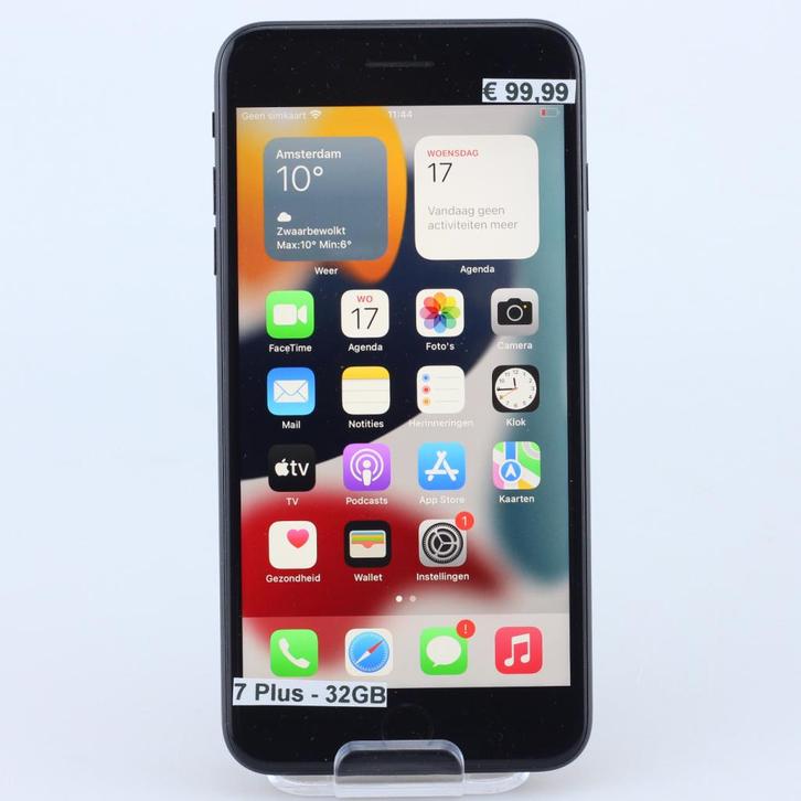 iPhone 7 Plus 32GB Zwart, Telecommunicatie, Mobiele telefoons | Apple iPhone, Zo goed als nieuw