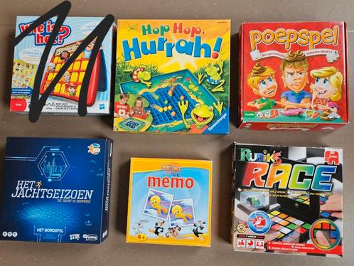 Veel spellen doolhof kwartet memory clever party wie is 't?, Hobby en Vrije tijd, Gezelschapsspellen | Bordspellen, Ophalen of Verzenden