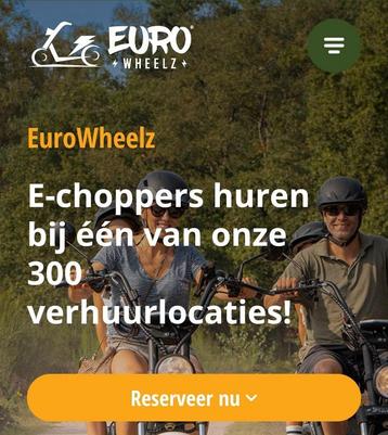 E-choppers huren bij EuroWheelz beschikbaar voor biedingen