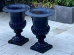Zware gietijzeren vazen, Tuin en Terras, Tuinvazen, Ophalen of Verzenden, Gebruikt