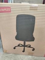 staples bureaustoel 25060 zwart, Ophalen, Nieuw, Zwart