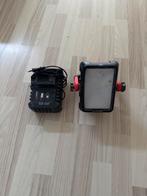 Accu Lamp met Oplader, Gebruikt, Minder dan 50 watt, Met statief, Ophalen of Verzenden