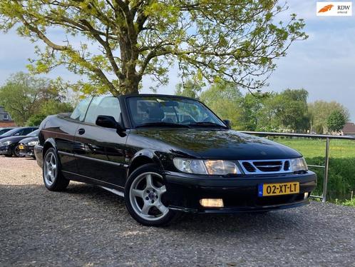 Saab 9-3 Cabrio 2.0t S | Nieuw dak + Goed ondh. + Leder nu, Auto's, Saab, Bedrijf, Te koop, Saab 9-3, ABS, Airbags, Airconditioning