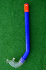 Blauwe snorkel - Tecno, Watersport en Boten, Snorkelen, Ophalen of Verzenden, Gebruikt, Snorkel
