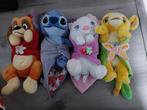 4 disney baby knuffels met dekentje om, Ophalen of Verzenden, Zo goed als nieuw, Knuffel