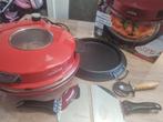 Pitza pan, Huis en Inrichting, Ophalen of Verzenden, Zo goed als nieuw, Rvs