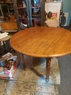 Antieke stevige hangoor tafel klap aan de wand tafel ø 114 c, Antiek en Kunst, Ophalen