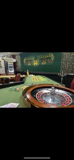 Roulette tafel 300 cm wiel 80 cm loopt als een zonnetje, Ophalen of Verzenden, Zo goed als nieuw
