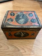 Blik van 25-jarig jubileum Koningin Wilhelmina  vintage, Verzamelen, Blikken, Ophalen of Verzenden, Gebruikt, Overige, Overige merken