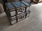 2 Metalen Koffers - Decoratie / Interieur, Ophalen, Minder dan 50 cm, Gebruikt, Minder dan 50 cm