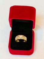 Rolex ring 18 karaat goud met natuurlijke VS diamant! 20,5mm, 20 of groter, Heer, Ophalen of Verzenden, Met edelsteen