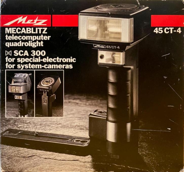 Metz Mecablitz 45 CT-4 (In originele doos), Audio, Tv en Foto, Fotografie | Flitsers, Gebruikt, Metz, Kantelbaar, Ophalen of Verzenden