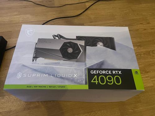MSI GeForce RTX 4090 SUPRIM LIQUID X 24G, Computers en Software, Videokaarten, Zo goed als nieuw, Nvidia, PCI-Express 4.0, GDDR6