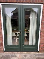 Openslaande deuren tuindeuren dubbel glas, Ophalen, Glas, 120 cm of meer, 215 cm of meer