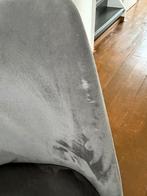 Eetkamerstoel grijs velvet Viga, Ophalen, Minder dan 50 cm, Gebruikt, 50 tot 100 cm