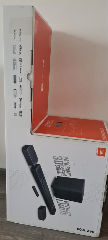 ✅NIEUW✅ JBL BAR 1000, Audio, Tv en Foto, Home Cinema-sets, Nieuw, Overige spelers, Soundbar, 70 watt of meer, Overige merken, Ophalen of Verzenden