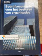 Bedrijfseconomie voor Organisaties - Studie- en opgavenboek, Boeken, Ophalen of Verzenden, Zo goed als nieuw, Management
