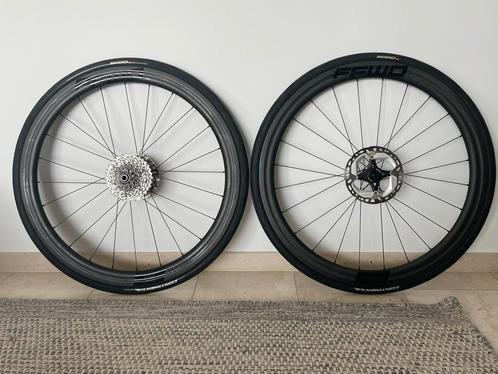 FFWD Tyro - Carbon wiel set - disc / schijf, Fietsen en Brommers, Fietsonderdelen, Zo goed als nieuw, Racefiets, Wiel, Ophalen