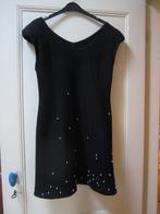 wollen overgooier jurk 42 zo goed al nieuw, Kleding | Dames, Jurken, Janice, Zwart, Maat 42/44 (L), Ophalen of Verzenden