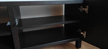 Zwart Ikea BESTÄ TV-Meubel met 2 Drukdeuren - afbeelding 6