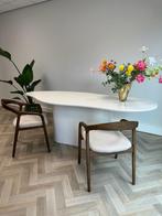 Japandi Houten Eetkamerstoelen NIEUW‼️, Huis en Inrichting, Stoelen, Bruin, Scandinavische Eikenhouten Japandi Stoelen, Nieuw