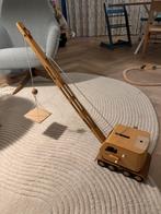 Vintage Houten Hijskraan, Kinderen en Baby's, Speelgoed | Houten speelgoed, Ophalen, Gebruikt, Duw- of Trekspeelgoed