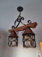 Vintage herberg boerderij lamp, Huis en Inrichting, Lampen | Hanglampen, Ophalen, Metaal, Minder dan 50 cm