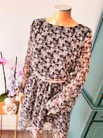 SAINT TROPEZ jurk maat M/L - roze - wit - zwart, Maat 38/40 (M), Ophalen of Verzenden, Zo goed als nieuw, Knielengte