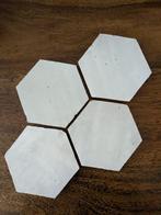 Blanc Hexagone Tegels 2 m2 - handgemaakte Marokkaanse, Nieuw, Wandtegels, Ophalen, Minder dan 20 cm