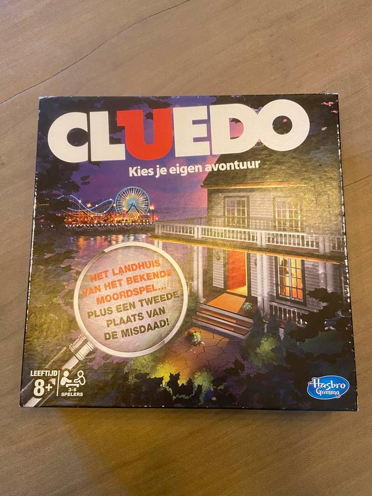 Cluedo - Kies je eigen avontuur bordspel, Hobby en Vrije tijd, Gezelschapsspellen | Bordspellen, Gebruikt, Drie of vier spelers