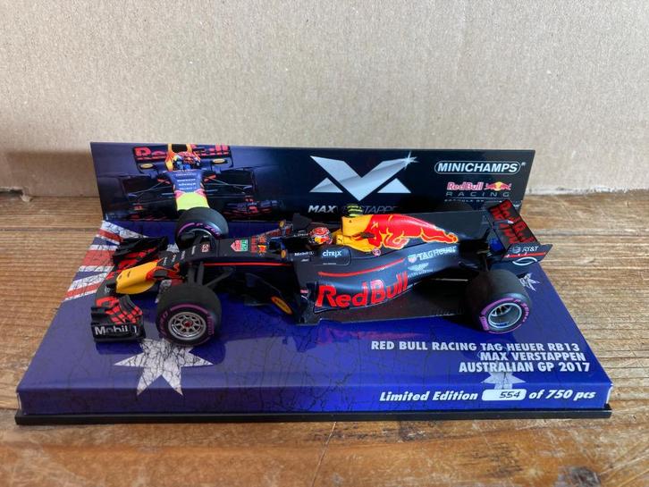 ✅ Max Verstappen 1:43 editie 25 Australian GP 2017 Red Bull, Verzamelen, Automerken, Motoren en Formule 1, Nieuw, Formule 1, Ophalen of Verzenden