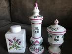 3 Antieke Apothekerspotten Porselein/Keramiek., Ophalen of Verzenden