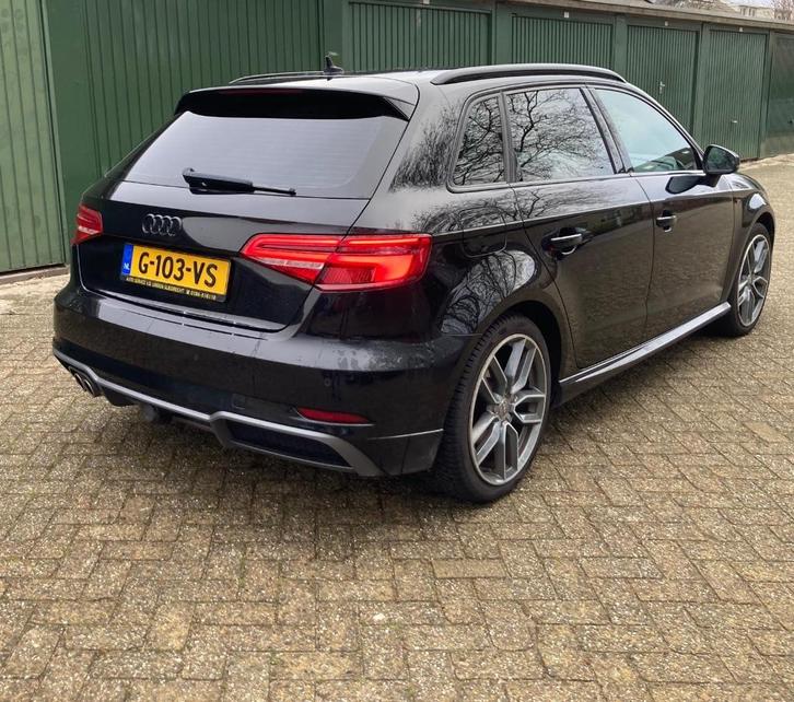 Audi A3 1.5 Tfsi 150pk CoD Ultra S-tronic 2019 Zwart, Auto's, Audi, Particulier, A3, Benzine, Hatchback, Automaat, Geïmporteerd