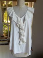 Mouwloos zomerbloesje , maat L, D’Auvrey, Ophalen of Verzenden, Gedragen, Wit
