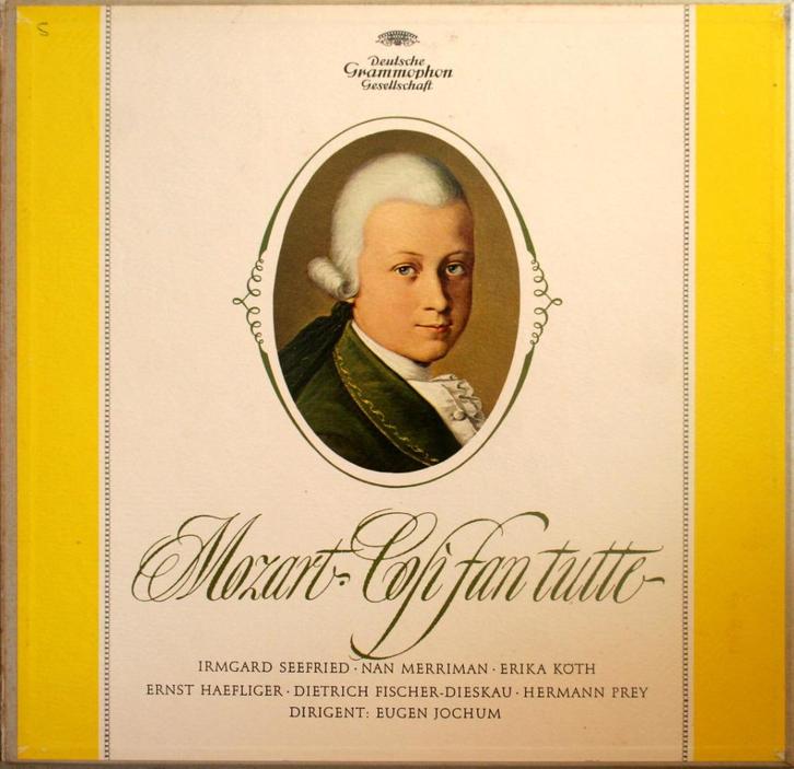 Mozart - Cosí fan tutte - Eugen Jochum (1963, stereo, 3 lps), Cd's en Dvd's, Vinyl | Klassiek, Gebruikt, Classicisme, Opera of Operette