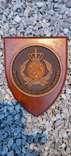 Schildje crest Hoofdkwartier Koninklijke Landmacht topstaat, Verzenden, Landmacht, Nederland, Embleem of Badge